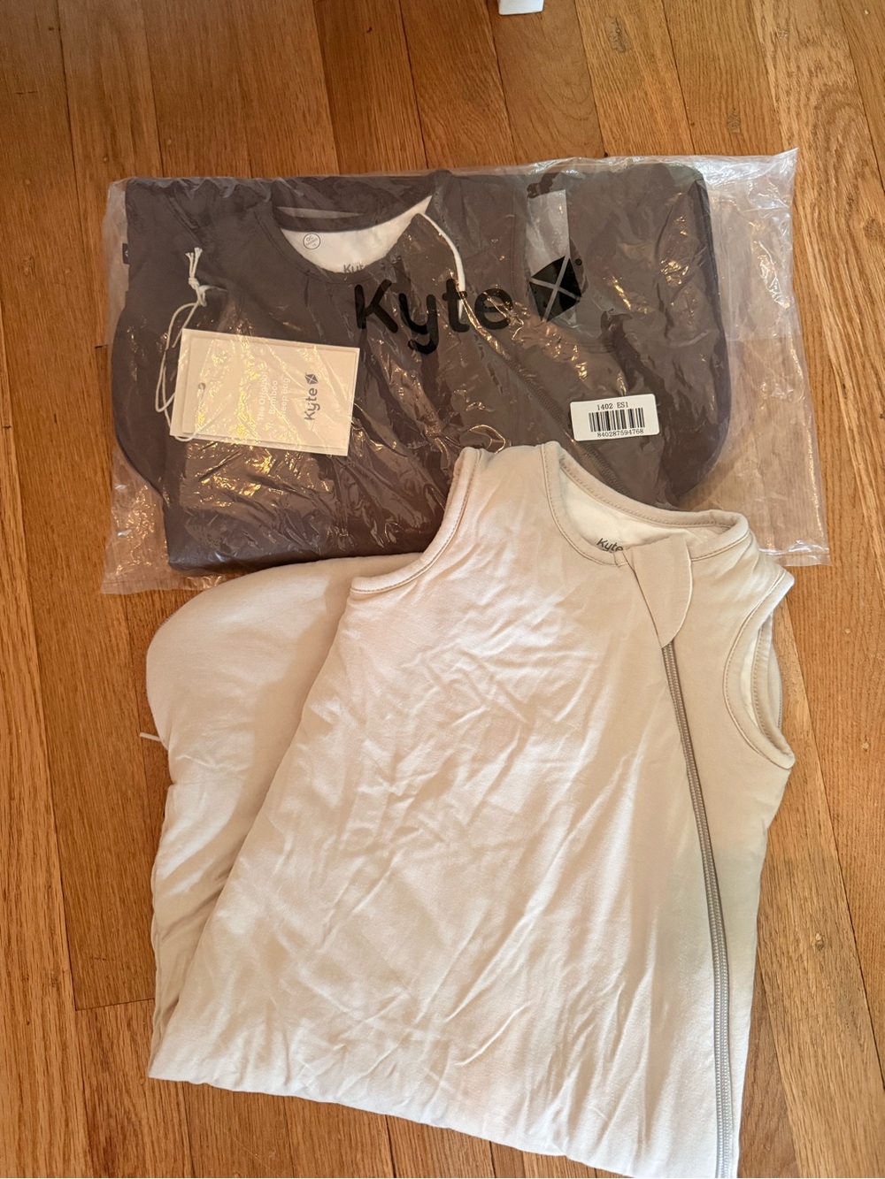 Kyte BABY Cream Sleeveless Cotton Sleep Sack